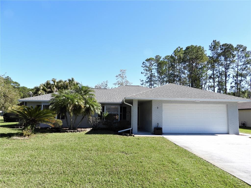 3 RYECREST LANE PALM COAST, FL 32164