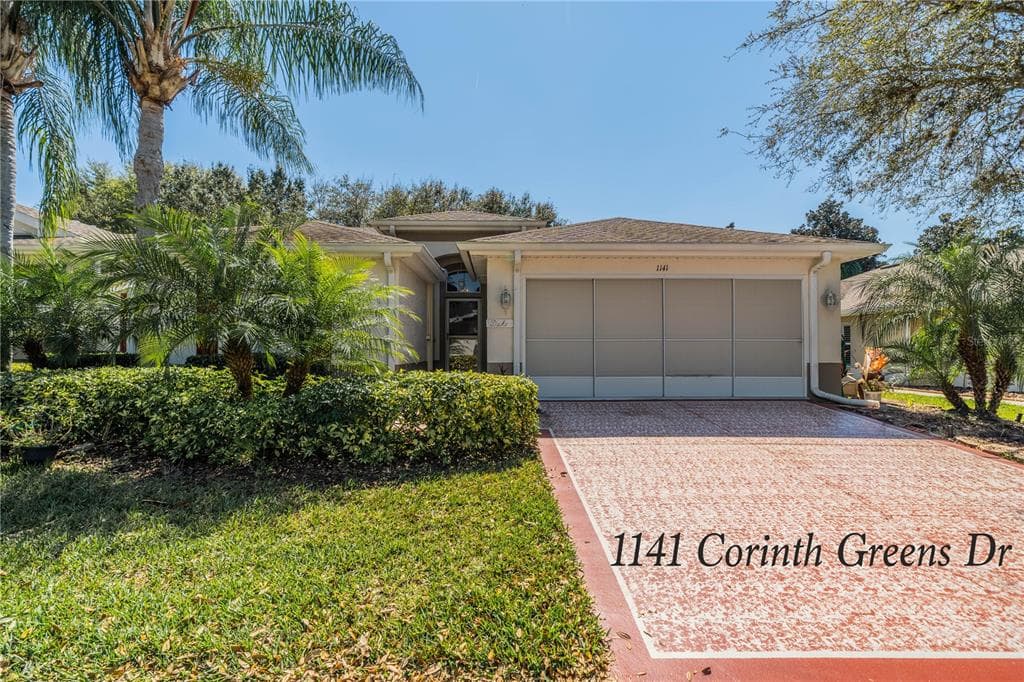 1141 CORINTH GREENS DRIVE SUN CITY CENTER, FL 33573