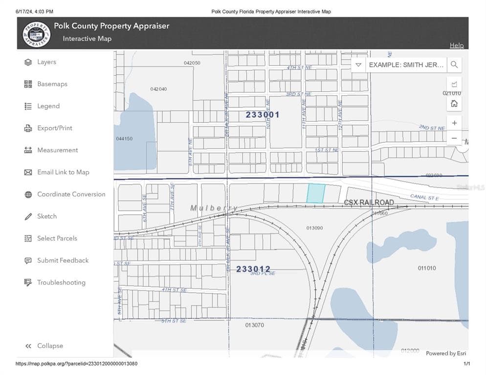 E CANAL STREET MULBERRY, FL 33860