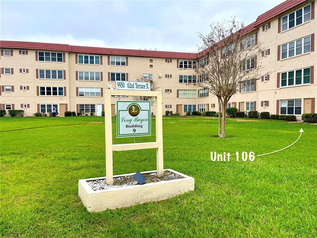 9950 62ND TERRACE N UNIT 106 SEMINOLE, FL 33708