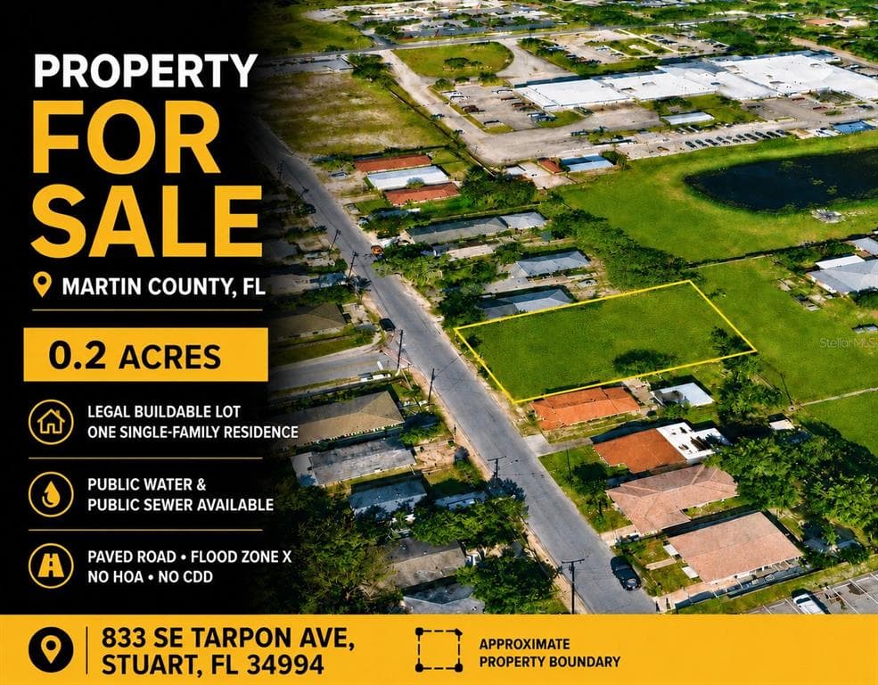 833 SE TARPON AVENUE STUART, FL 34994