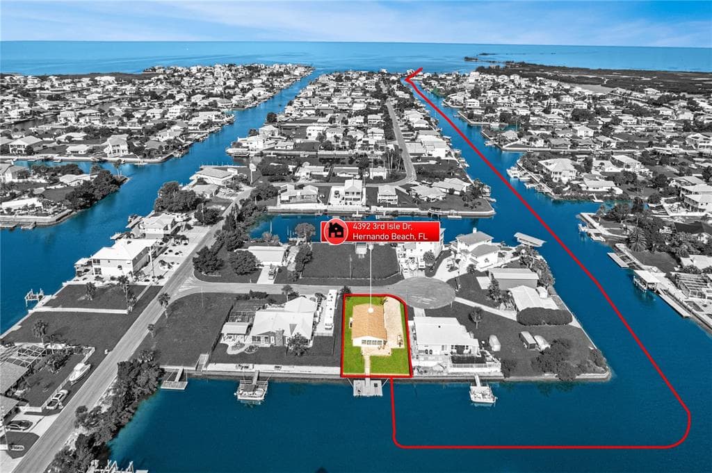 4392 3RD ISLE DRIVE HERNANDO BEACH, FL 34607