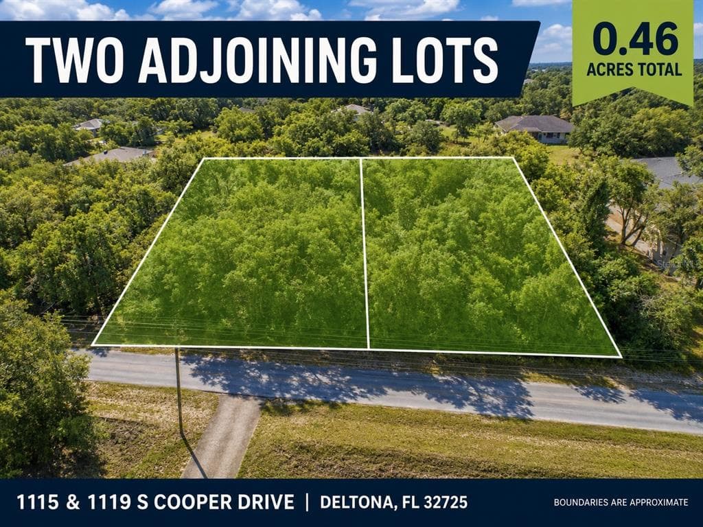 1115 & 1119 S COOPER DRIVE DELTONA, FL 32725