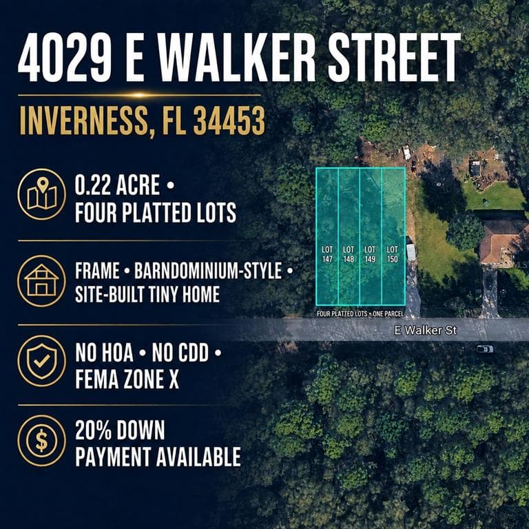 4029 E WALKER STREET INVERNESS, FL 34453